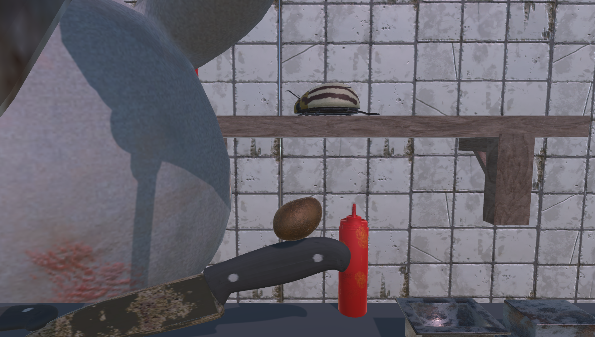 Le joueur contrôle une pomme de terre